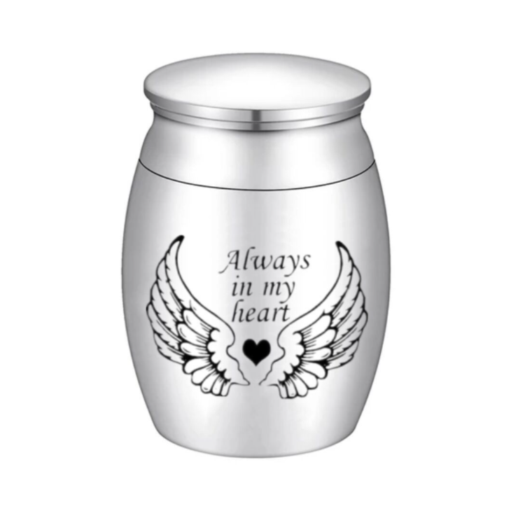 Wholesale Funeral Keepsake Stainless Steel Mini Cremation Pet Urns 30x40mm