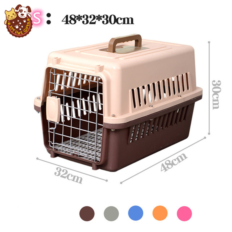 Hot sale portable pet outdoor carrier airline cat dog cage Travel carrier