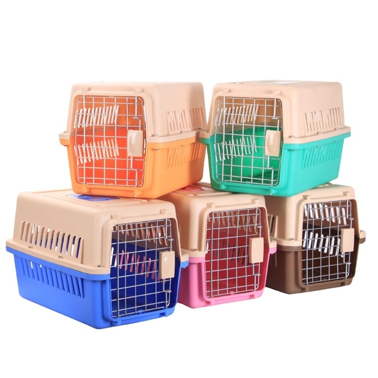 Hot sale portable pet outdoor carrier airline cat dog cage Travel carrier