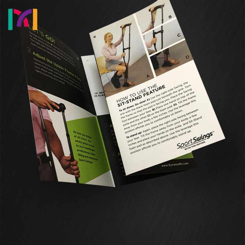 Professional customized horse riding nail manual/instruction manual/foldable flyer catalog manual magazine catalog manual