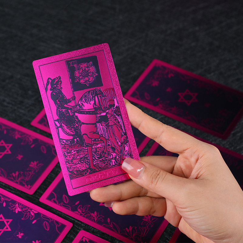 High quality playing cards dark the pink topaz deck tarot card divine oracle cards wholesale