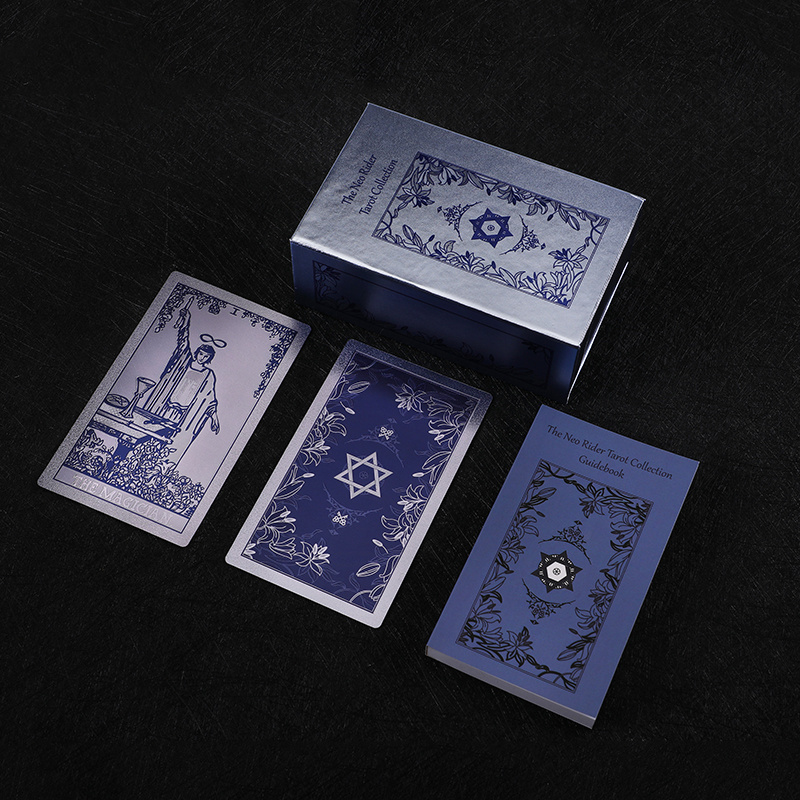 High quality custom playing cards The Laser Deck CMYK printing Tarot Cards with Guide Book Deck of 78 Cards