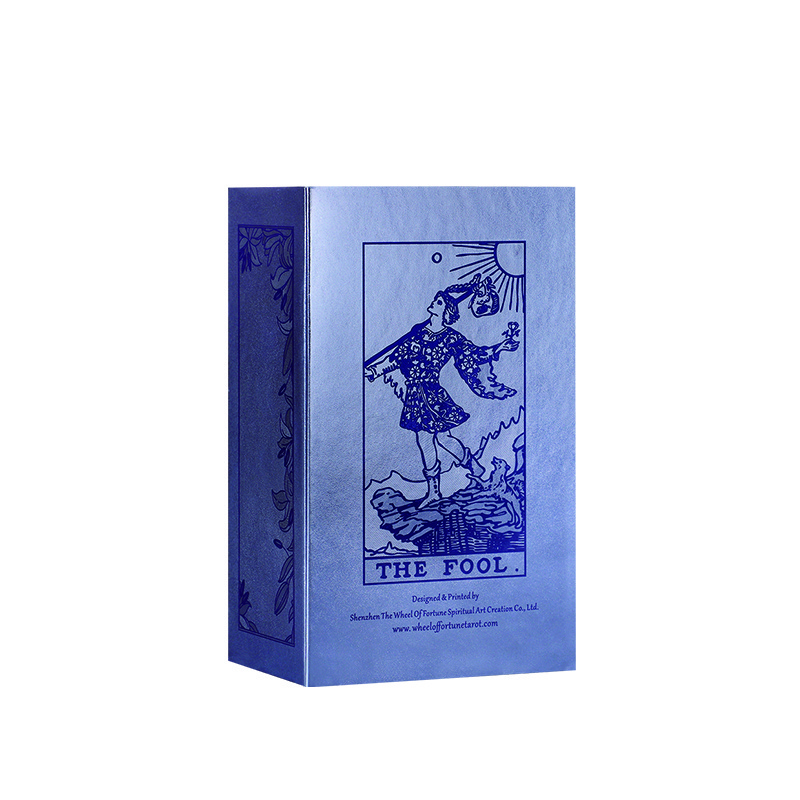 High quality custom playing cards The Laser Deck CMYK printing Tarot Cards with Guide Book Deck of 78 Cards