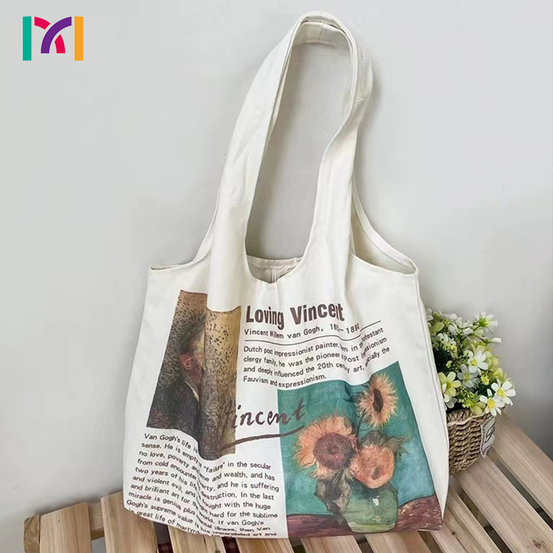 Custom printed everything oversized calico cloth shopping cotton grocery boat bag extra large plain canvas tote bag with logo