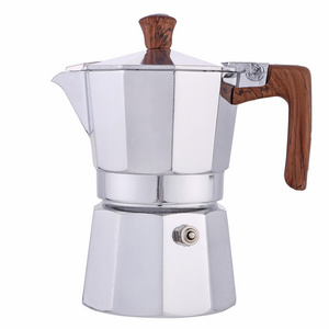 Top Good Sale 1 2 3 6 9 12 14 Cups Mocha Maker Aluminum Mokapot Coffee Moka Pot For Indoor And Outdoor