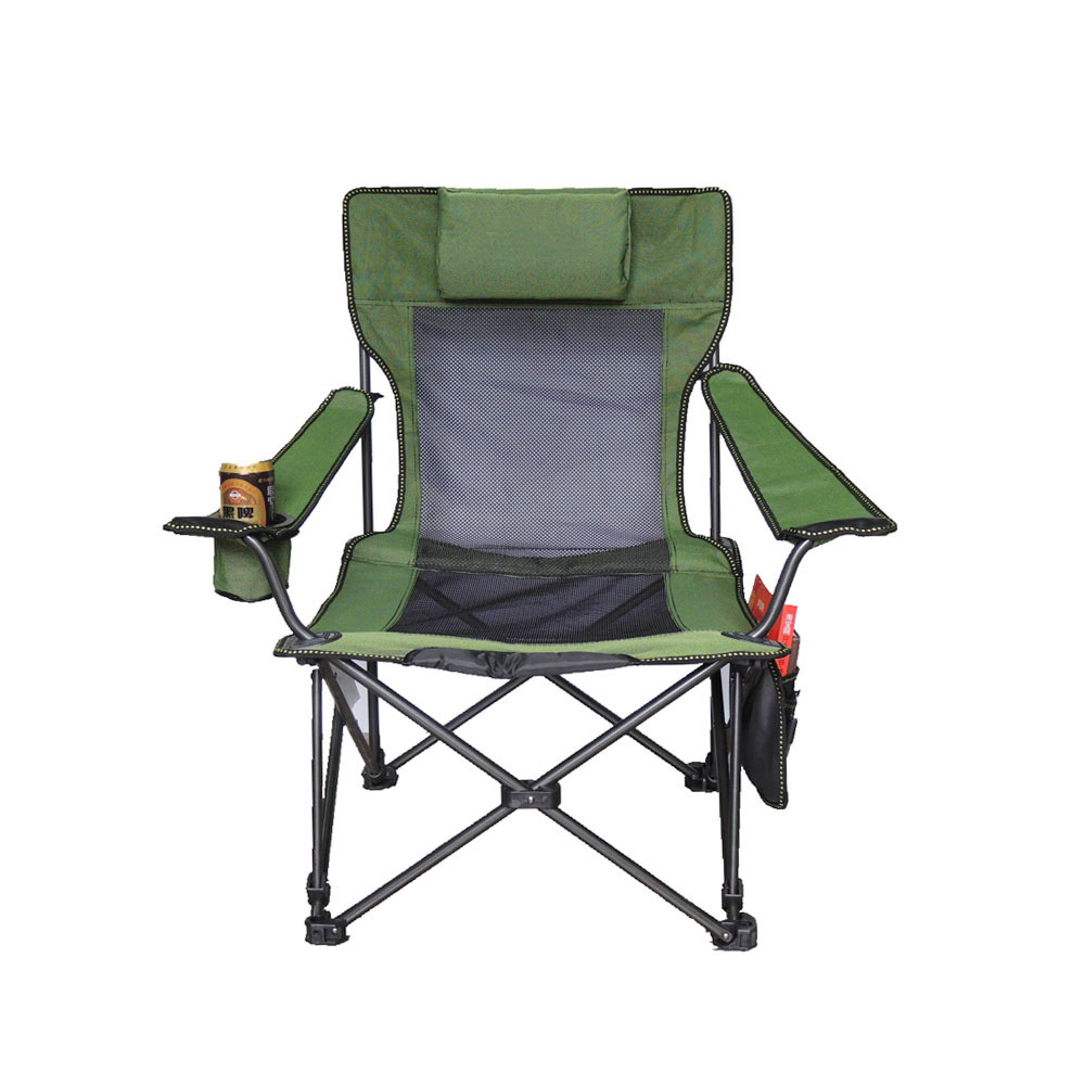 APL005  Outdoor Lightweight  Adjustable Portable Fishing Camping Folding Chair with side mesh bag