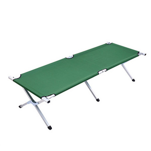 APB012 Lightweight Portable High Quality Single Adult Cot Compact Easy Setup Outdoor Folding Camp Bed with Carry Bag