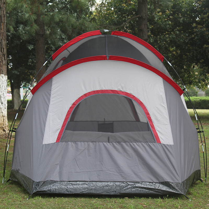 APZ038 Outdoor Waterproof 5-6 Person 2 bedrooms Pop Up Quick Open Automatic Large Camping Tent for Family