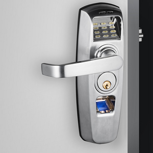 Top Security Biometric Fingerprint Pin Code Latch Door Smart Lock With Customizable Access Control