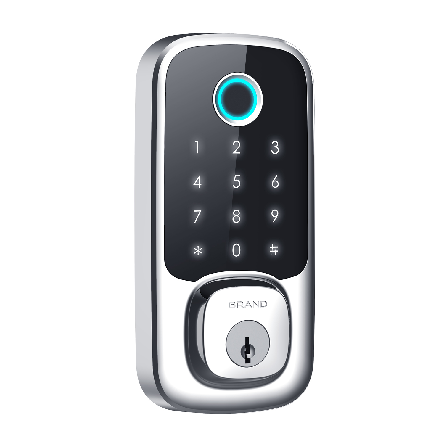 Polymath Smart Locks Fingerprint Digital Door Lock For Stainless Steel Door