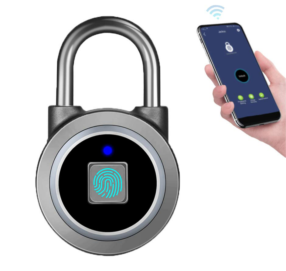 Digital padlock with app smart lock FB50 pad lock fingerprint