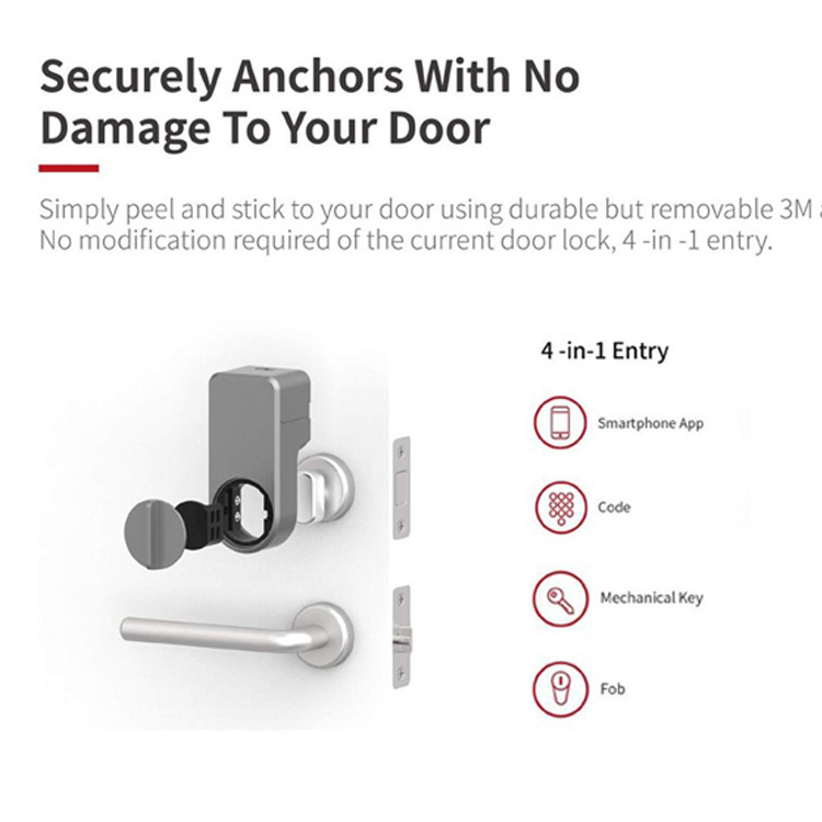 Blue Tooth Password  Smart Door Lock Can retrofit most locks on the market