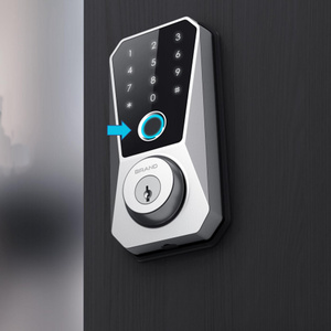 New Waterproof Tuya Wifi Biometric Fingerprint Digital Keyless Smart Door Lock With getway