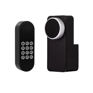 Smart Digital Keypad & Fingerprint Door Lock Tuya App Control Deadbolt Security Glass/Aluminum Door Electronic Knob Door Lock