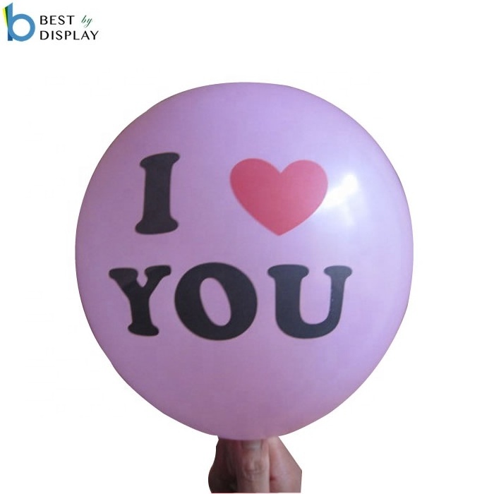 Wholesale Custom Logo Printing Latex non toxic Free Personalised Balloon For Advertising