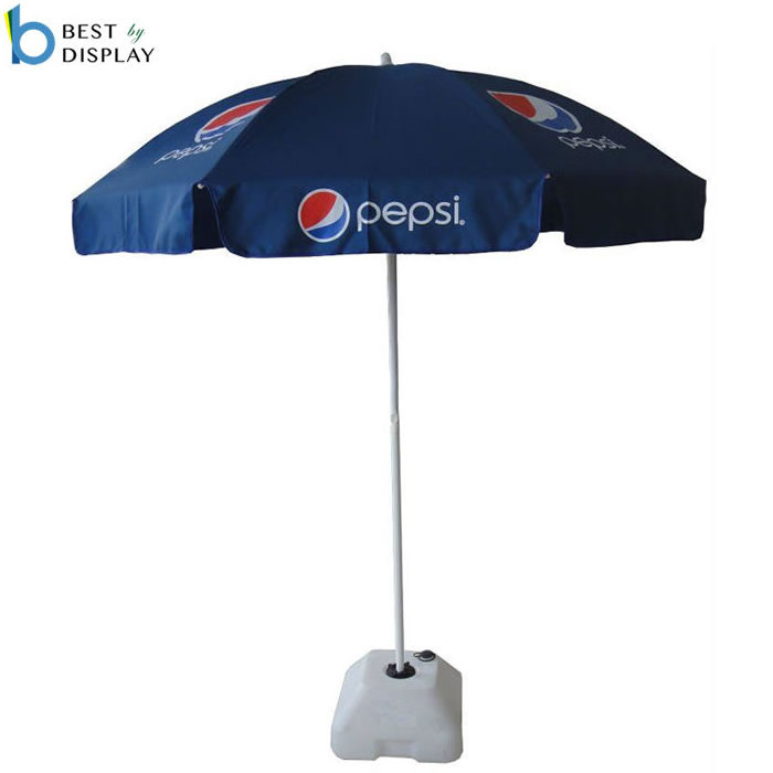 Promotional Cheap Portable Folding Beach Umbrella with custom logo printing