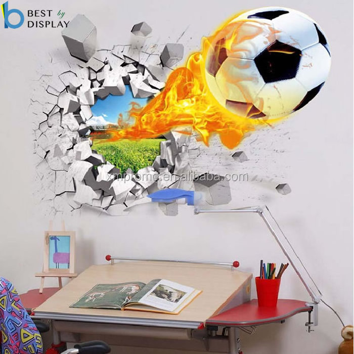 Decorative removable 3d universe adhesive wall stickers