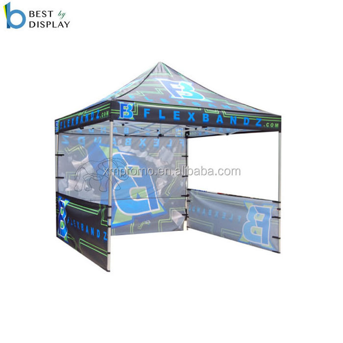 Pop up gazebo for promotional event advertising tent