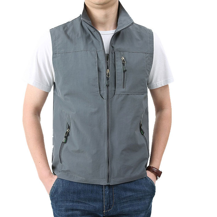 Good Quality 2 XL Jacket Jackets Work Mens Workwear Men Multi Pocket Sleeveless Vest