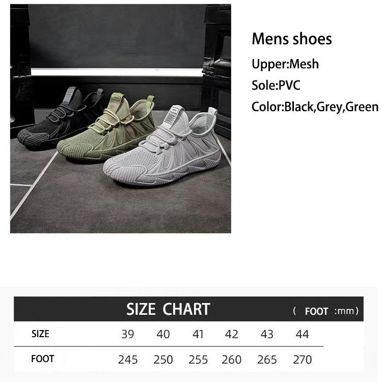 OEM Factory Men Sports Men's Fashion Sneakers Walking Style Running Shoes Breathable With Wholesale Price