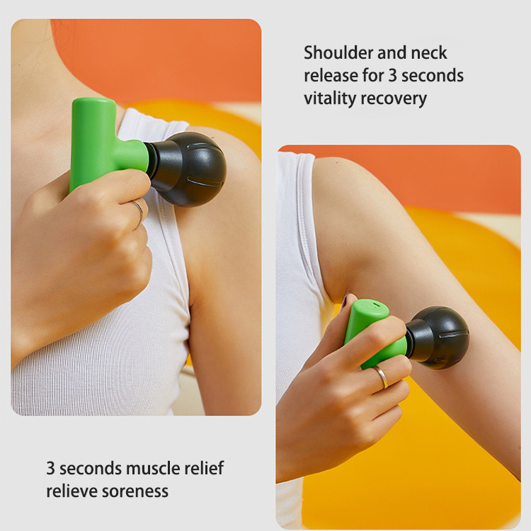 Professional Factory Wholesale Sports Deep Muscle Massage Fascial Gun USB Charging Mini Pocket Portable Massage Gun For Hot Sale