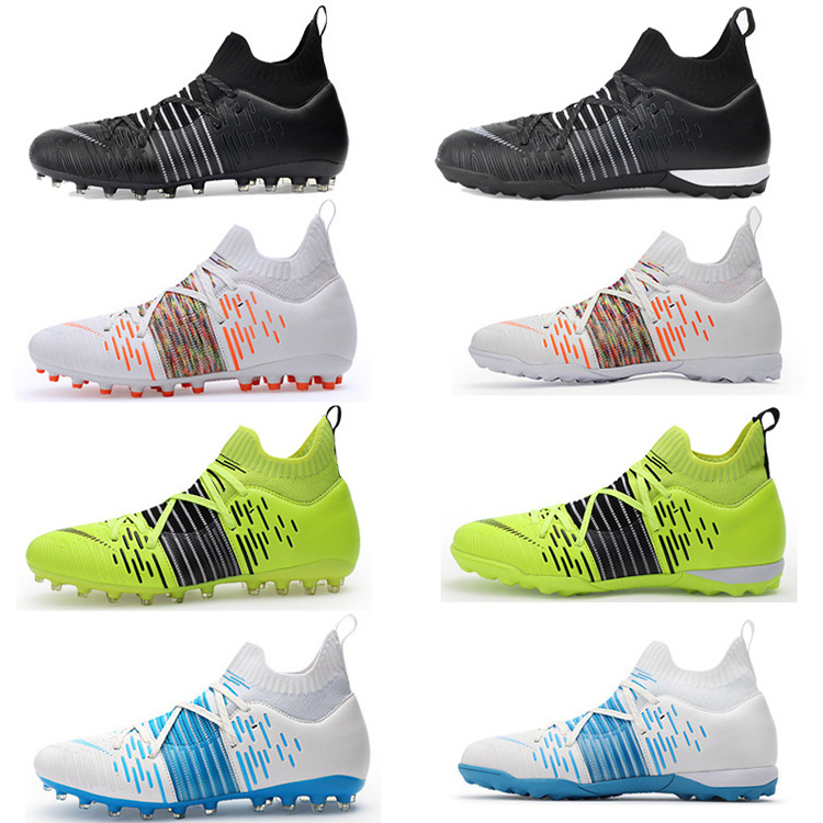 Factory Price Wholesale Non-slip Running Spikes Wear Resistant Soccer Fashion Comfortable Football Shoes