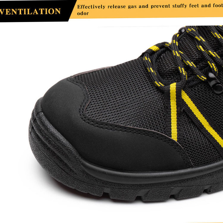 Good Quality Men Steel Toe Lightweight Shoes Safety Work Boots