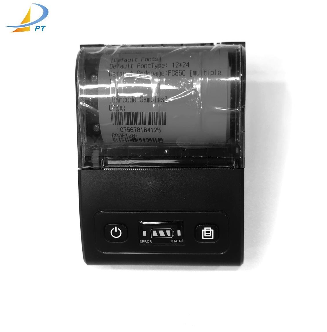 Mobile printer PTP-II 58mm mini bluetooth thermal receipt Android/IOS portable printer