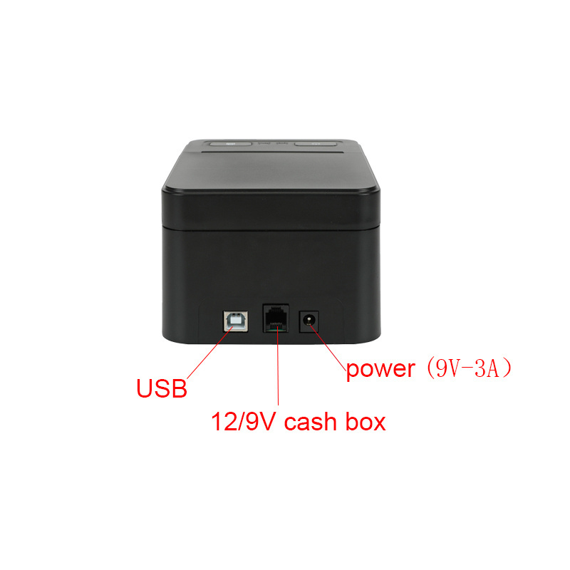 OEM New design 3 inch desktop USB LAN lottery 80mm printer ticket POS 80mm thermal receipt printer POS80