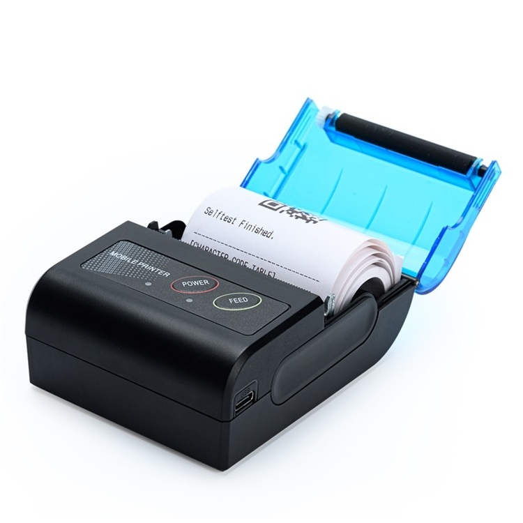 OEM/ODM Mini Black Price Tag Machine Wireless BT Receipt Bill Handheld Brother Printer POS Thermals Printer BT-II