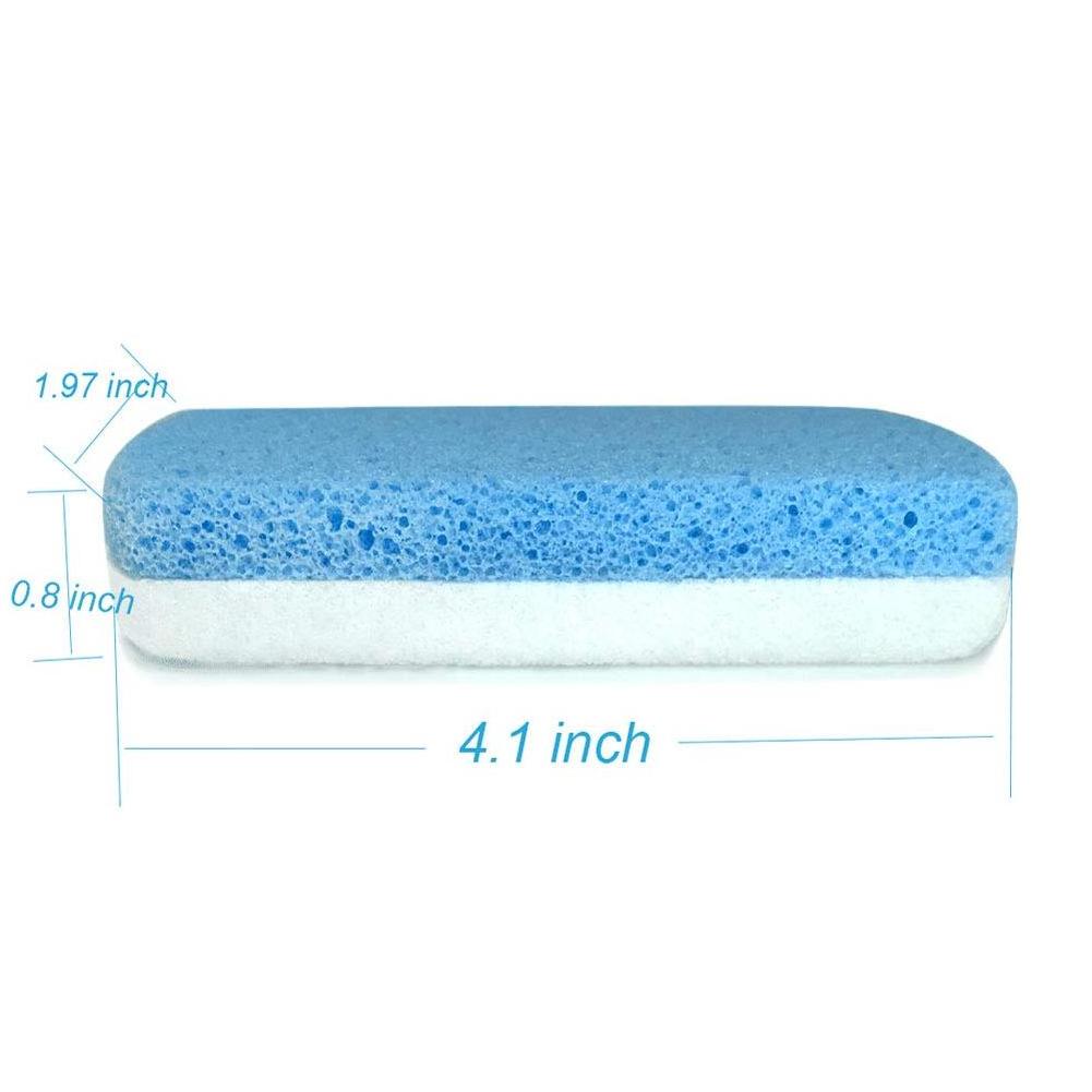 2 Pcs/Pack Glass Pumice Stone for Feet Callus Remover Foot scrubber & Pedicure Exfoliator Tool