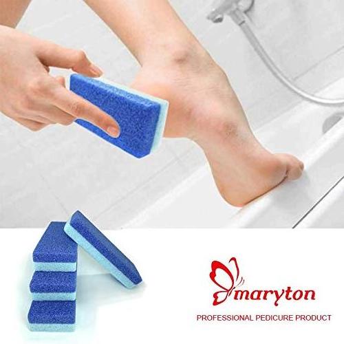 Wholesale Blue Foot Pumice Stone for Feet Hard Skin Callus Remover and Scrubber 4Pcs/Pack