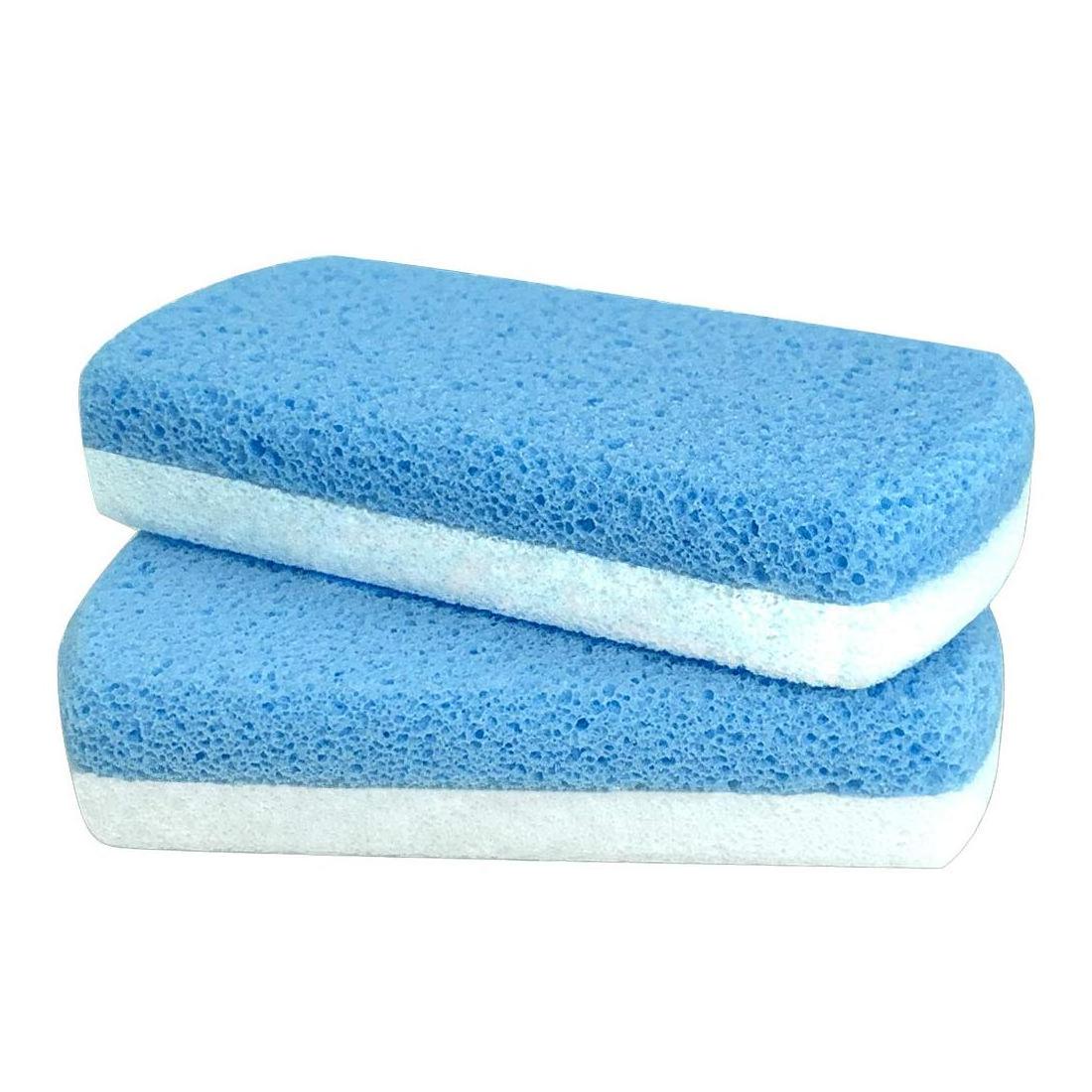 2 Pcs/Pack Glass Pumice Stone for Feet Callus Remover Foot scrubber & Pedicure Exfoliator Tool