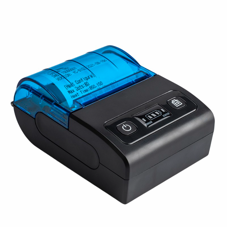 58mm Mini Portable Thermal Printer with Battery Barcode Printers for Supermarket Lottery Imprimant Ticket Rugged