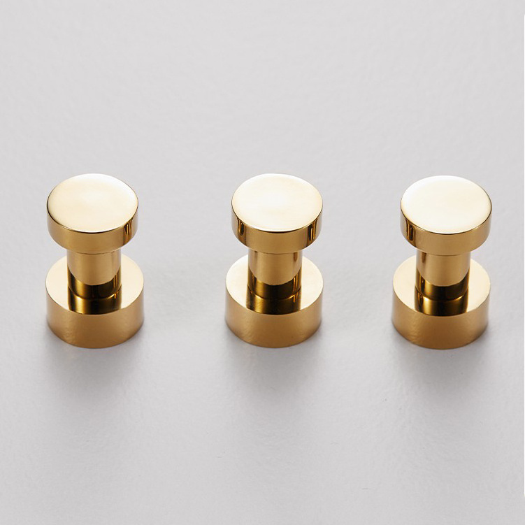 Qiansi Luxury Bedroom Bathroom Solid Brass Wall Hooks Nordic Coat Hook Wall Hanger Furniture Hardware