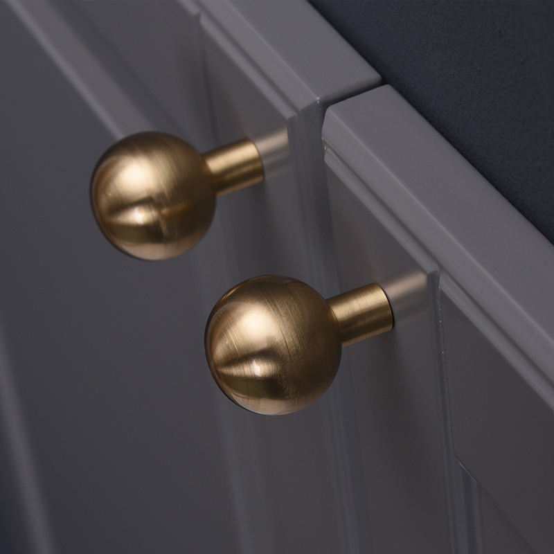 Kitchen Furniture Drawer Hardware Brass Pull Gold Cabinet Handles furniture desk handle and knobs QS-HK0018