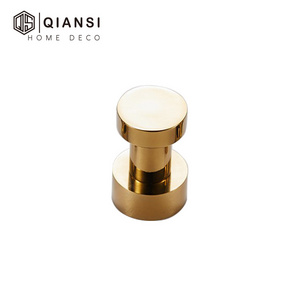 Qiansi Luxury Bedroom Bathroom Solid Brass Wall Hooks Nordic Coat Hook Wall Hanger Furniture Hardware