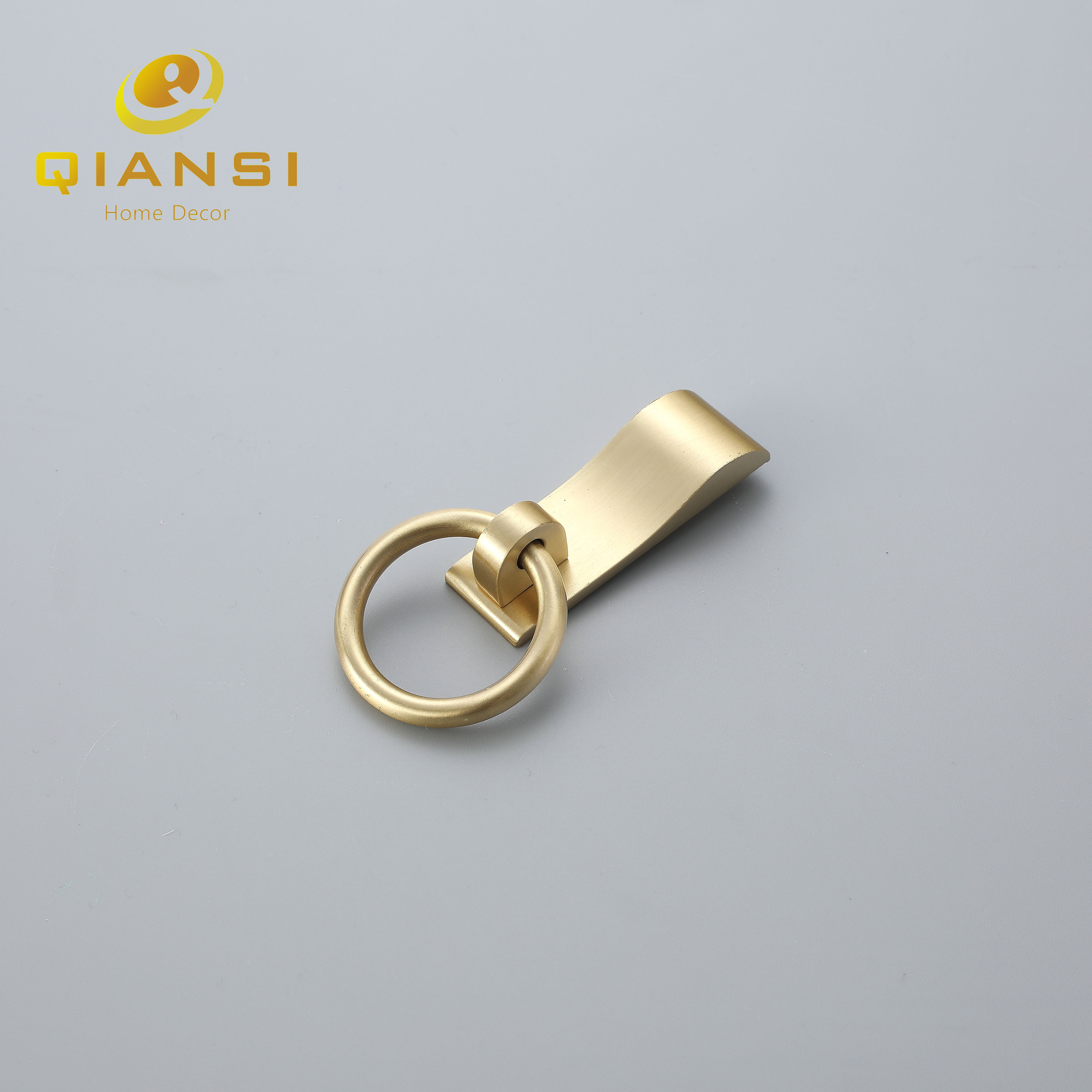 High Quality Ring Solid Brass cabinet door handle hardware drawer pulls knob furniture handles