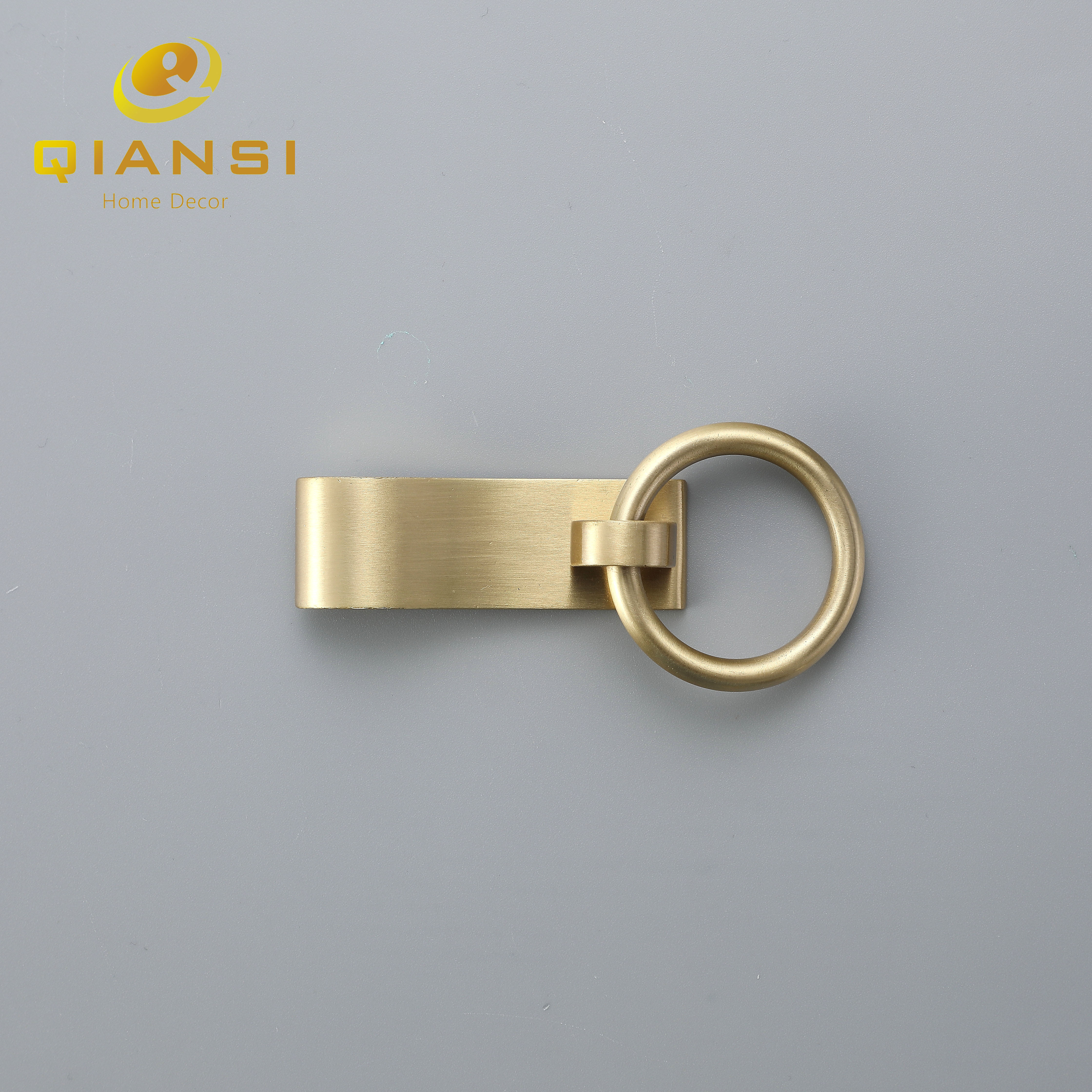 High Quality Ring Solid Brass cabinet door handle hardware drawer pulls knob furniture handles