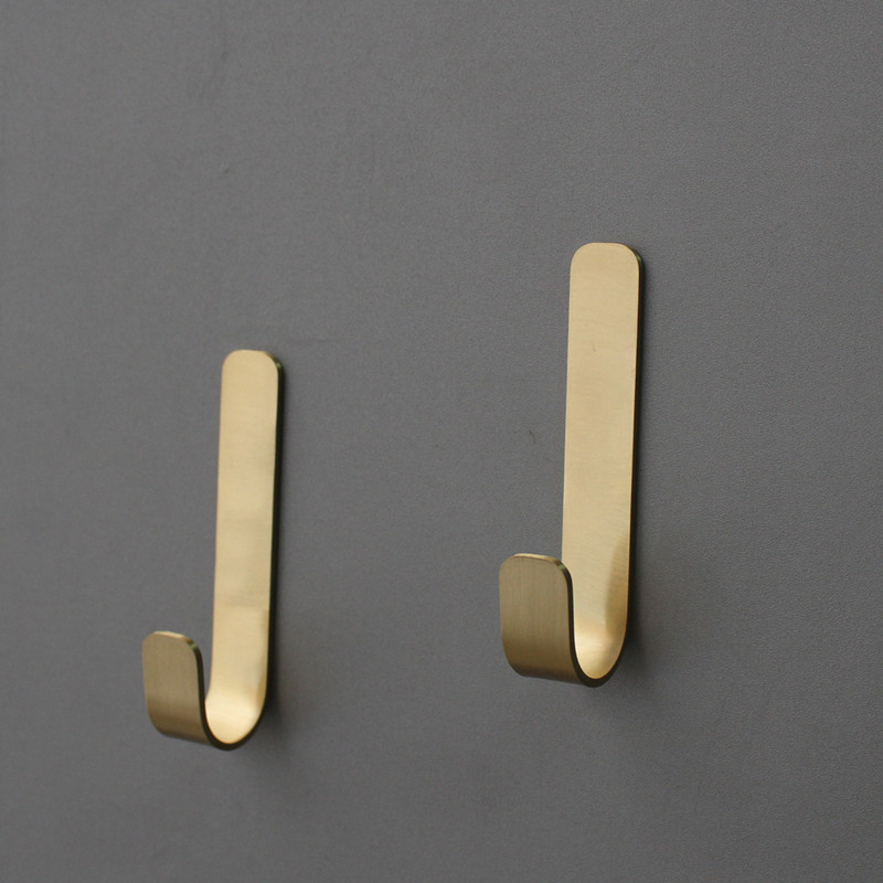 Modern Style GOLD Brass cloth coat wall hooks hangers steel