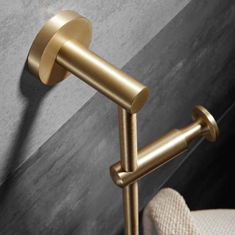 Wall-mounted Brass Coat Hanger  Clothes Hook  Bathroom Hook Towel Rack