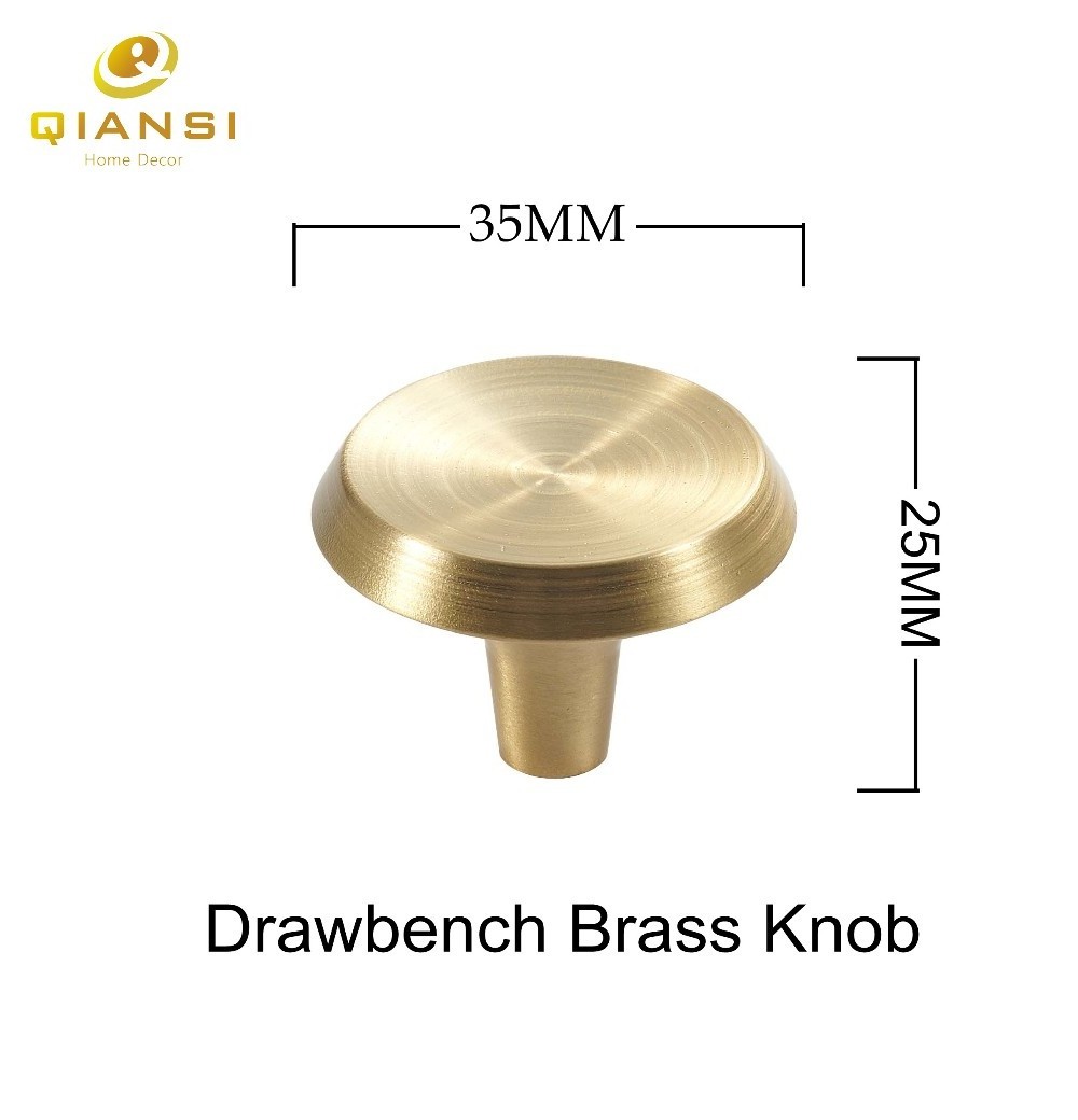 Modern Brass Knobs Round Handles Drawer Knob Furniture Wardrobe Cabinet Handle Pulls And Knobs