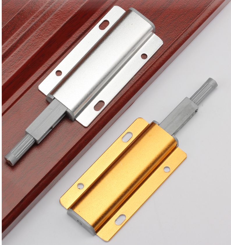 Aluminum alloy cabinet door rebounder Cabinet door handle free rebounder Furniture closet hardware