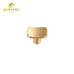 Brass knobs Drawer Knob Brass Handles Pulls For Kitchen Cabinets Door Square Shape Home Decoration Furniture Hardware