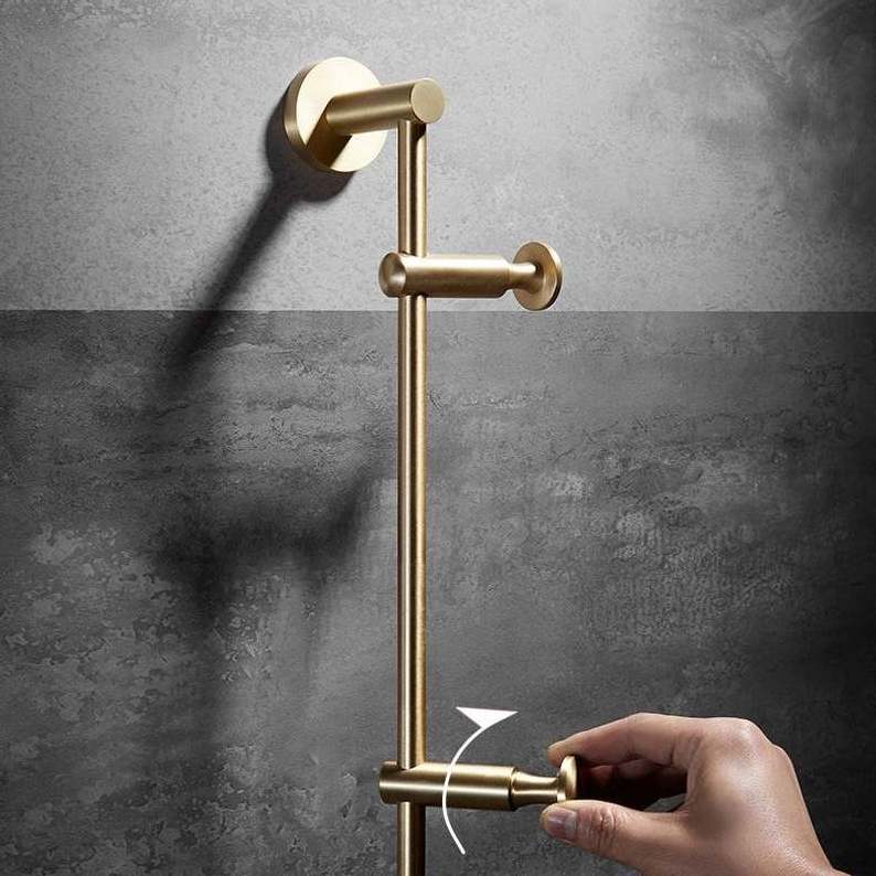 Wall-mounted Brass Coat Hanger  Clothes Hook  Bathroom Hook Towel Rack