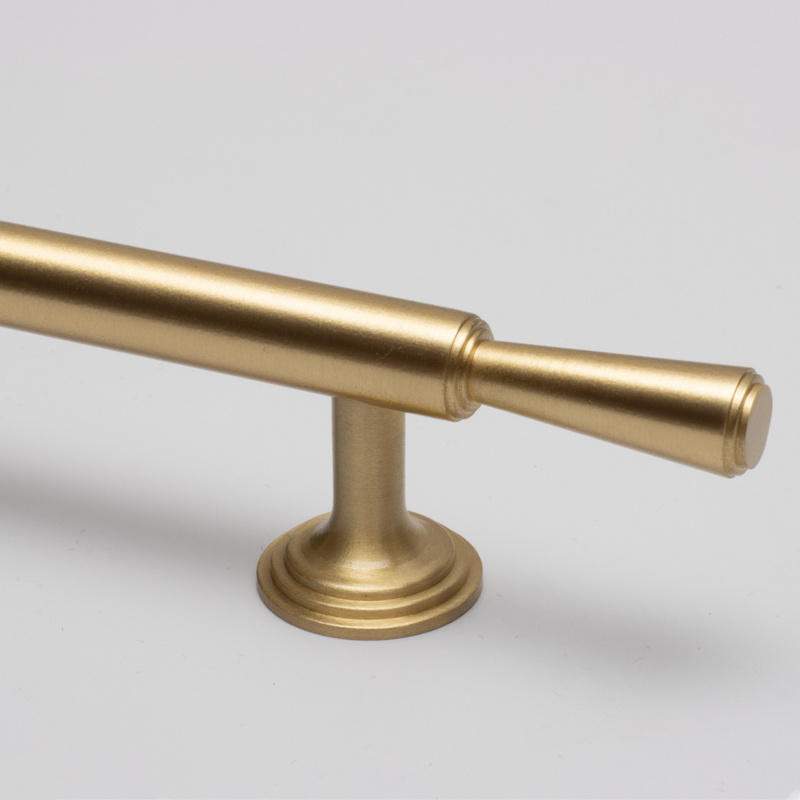 Light Luxury Style Golden Brass Kitchen cabinet Handle Modern Minimalist Furniture Wardrobe Door Handles Knobs Pulls