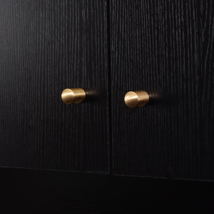 QS-HK0002 Small Brass Cabinet Knob Manufacturer Solid brass Material cabinet knobs drawer brass knobs pull handles for furniture