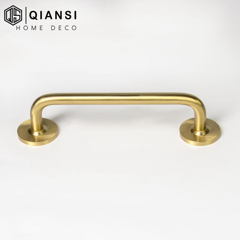 Furniture Bow Handle U shape kitchen handle Gold Antique Door Window Cabinet Handles Wardrobe Drawer Pulls Knob