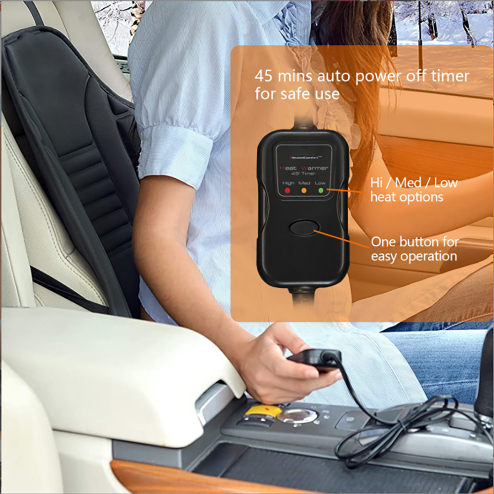 High Quality Auto Seat Cover Type Comfort Heating Car Seat Cushion Wholesale Bus Drivers Heated Car Seat Cushion 12v Car Inside