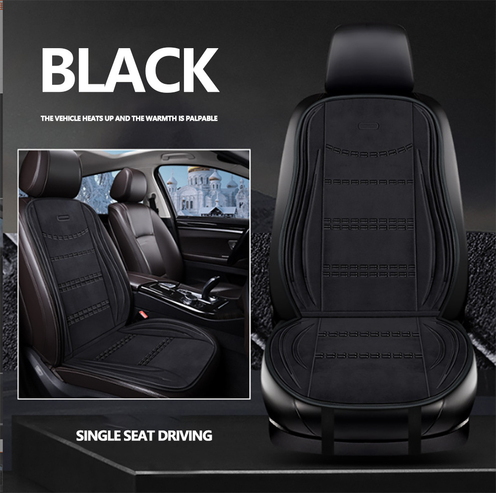 New Arrival Non Slip Warm Heated Warmer Portable Lumbar Winter Car Heated Seat Cover